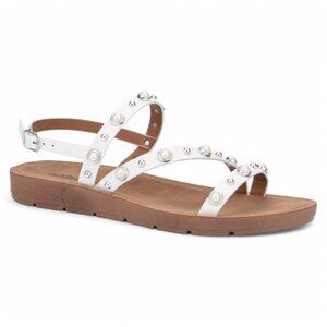 Womens Olivia Miller Pearl Stappy Sandals